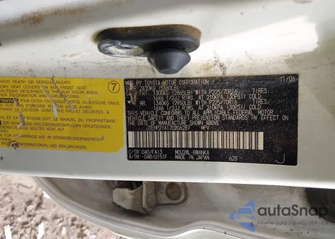 2007 Toyota Highlander V6 from USA, damaged, VIN JTEHP21A170206287